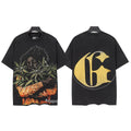 Godspeed Leaf Graphic Washed Black T-Shirt ¡ª hero