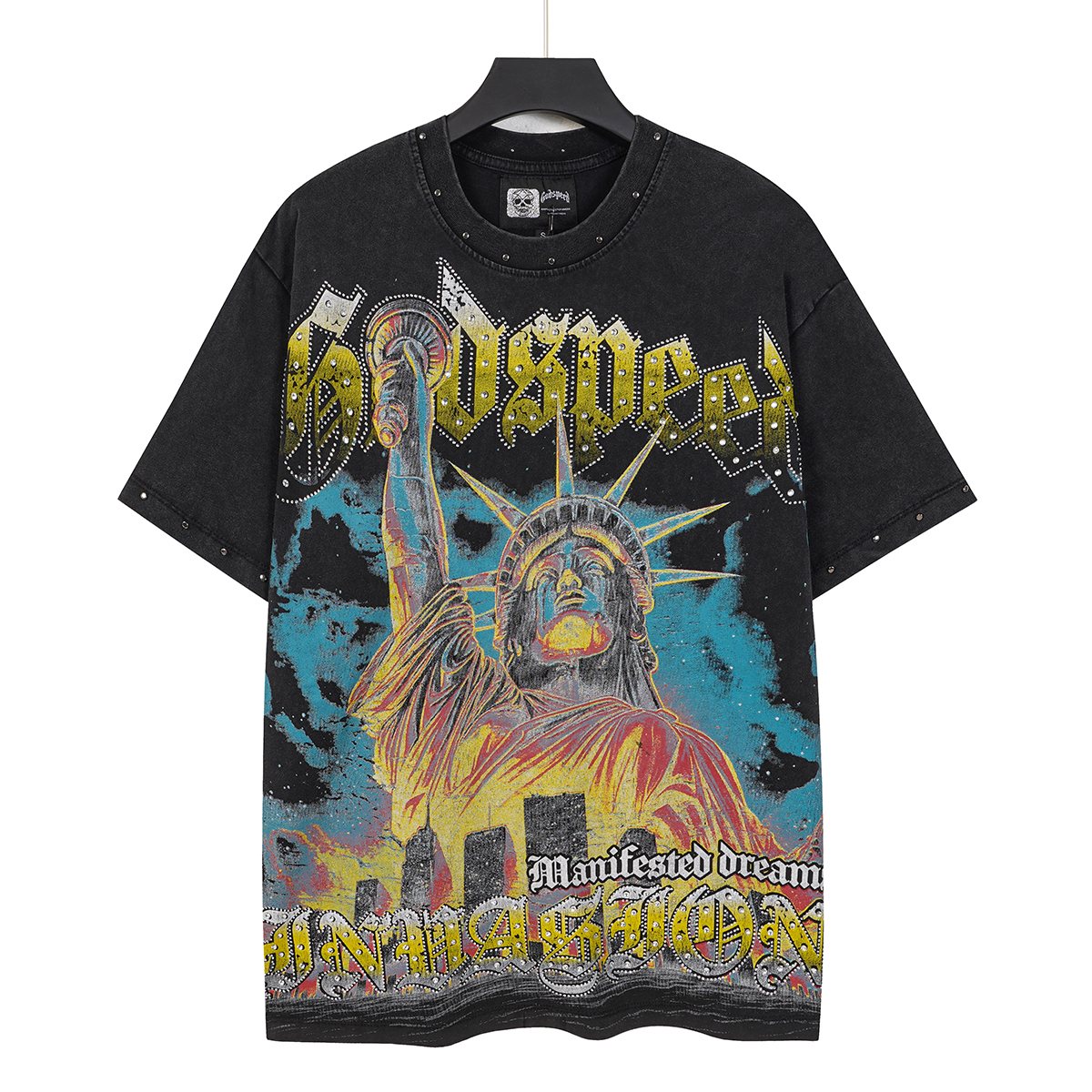 Godspeed Statue of Liberty Worldwide Graphic T-Shirt ¡ª hero