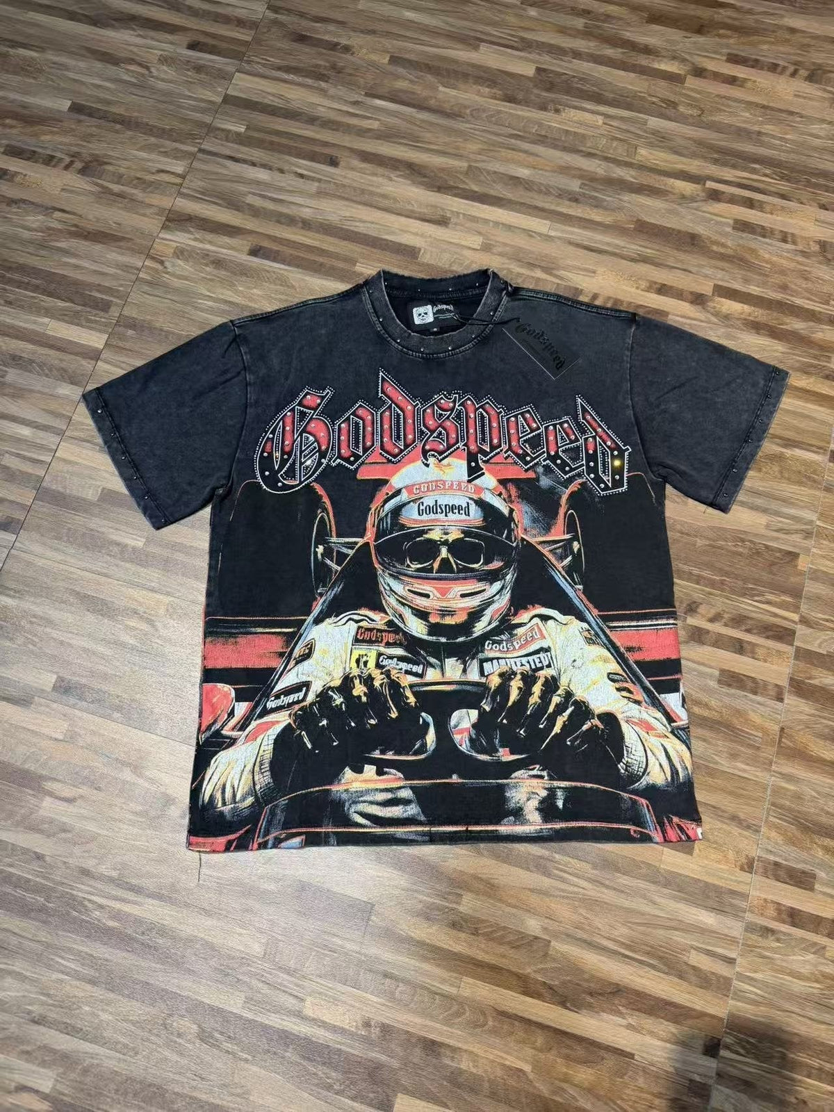 Godspeed 69 Raceway Short-Sleeve Graphic T-Shirt ¡ª front