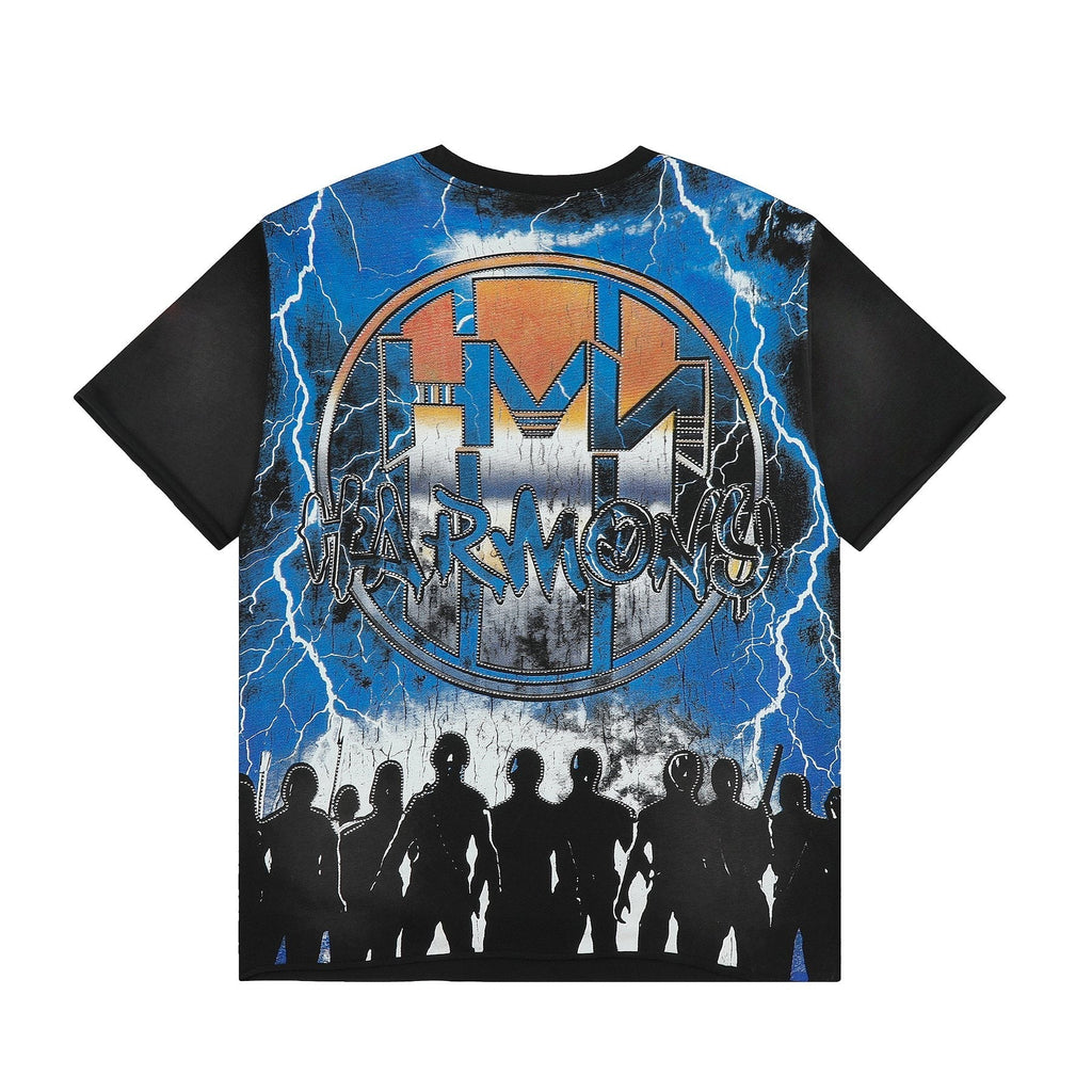 HARMONY Distressed Hem Graphic T-Shirt ¡ª back
