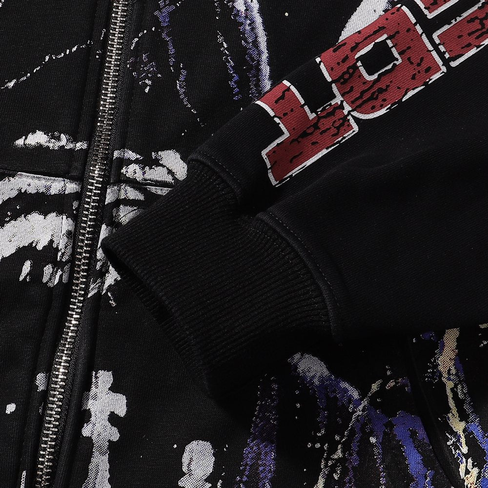 VALE USA Sport Dept Chess Graphic Zip Hoodie ¡ª detail