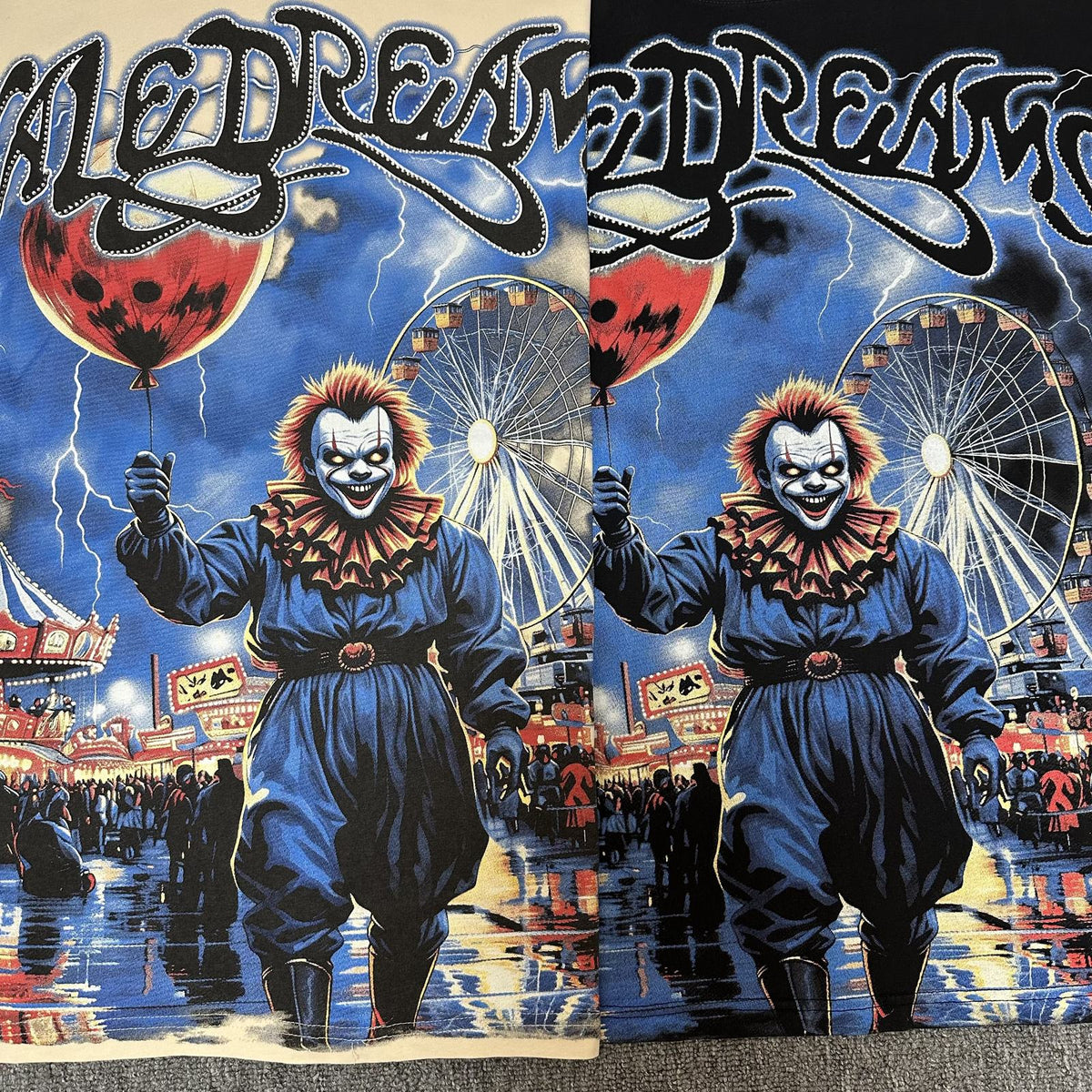 VALE USA Dreams Inside My Head Rhinestone Graphic T-Shirt ¡ª detail