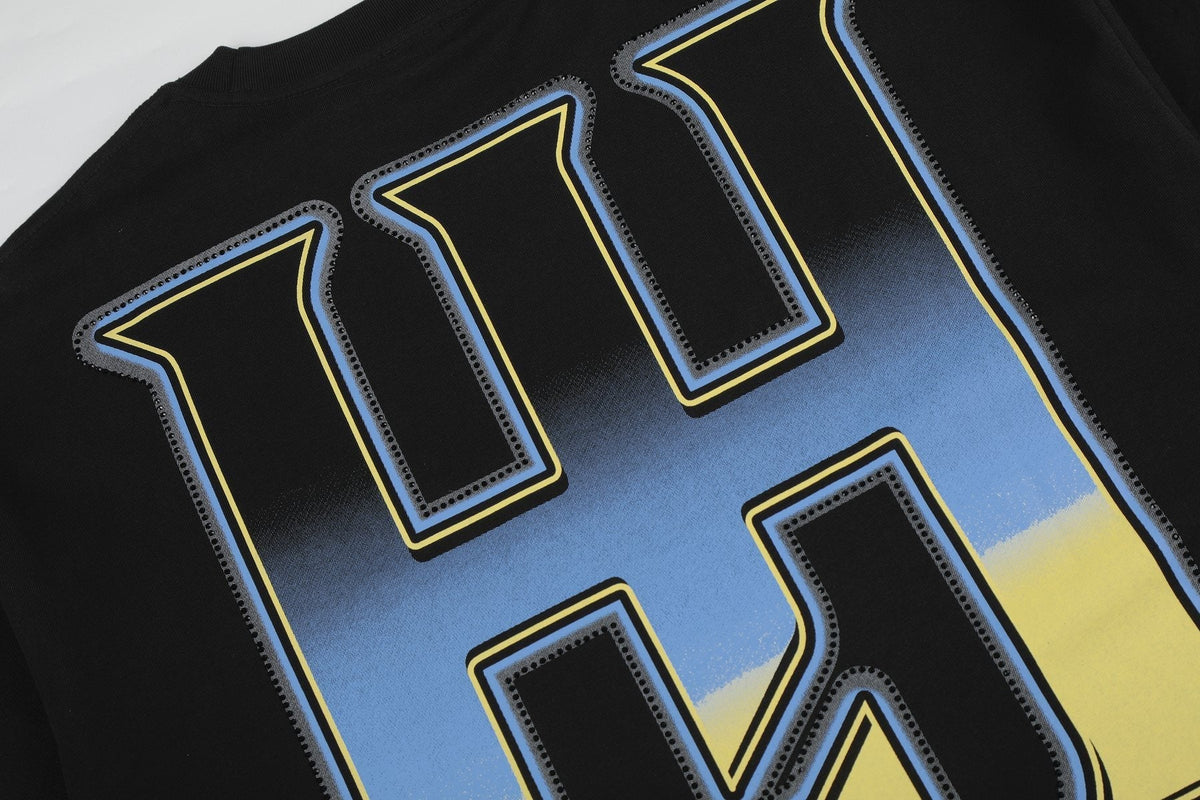 Life Hustlere Black No Days Off Graphic Short-Sleeve T-Shirt ¡ª detail