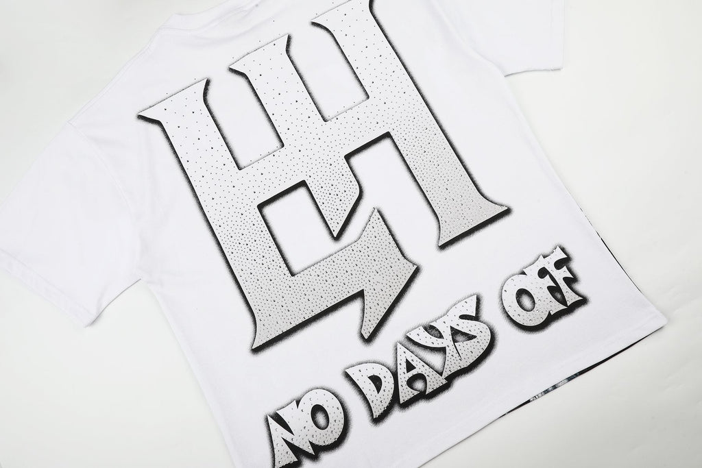 Life Hustlere LIFE HUSTLERS Angel Graphic T-Shirt - White/Black ¡ª detail