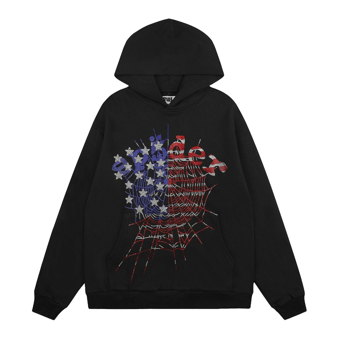 Sp5der Rhinestone Web Graphic Matching Set ¡ª front
