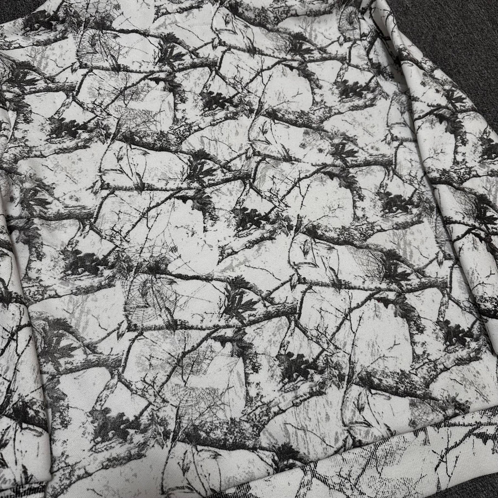 Sp5der Camo Spider Graphic Hoodie & Shorts Set ¡ª fabric_closeup