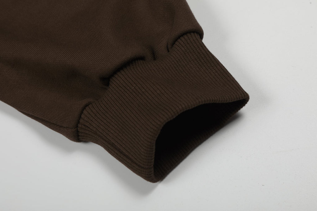 Sp5der Brown Spiderweb Hoodie & Sweatpants Matching Set ¡ª detail