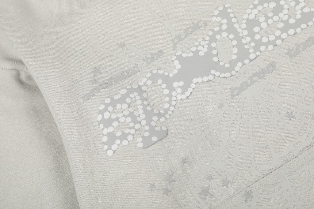 Sp5der Star Graphic Hoodie & Sweatpants Matching Set ¡ª detail