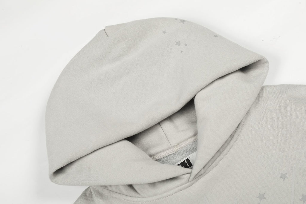 Sp5der Star Graphic Hoodie & Sweatpants Matching Set ¡ª detail