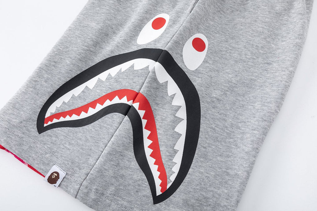 BAPE Shark Eye Graphic Sweat Shorts ¡ª detail
