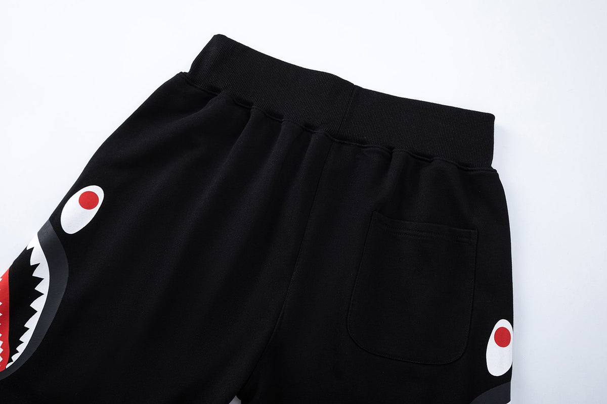 BAPE Shark Eye Graphic Sweat Shorts ¡ª detail