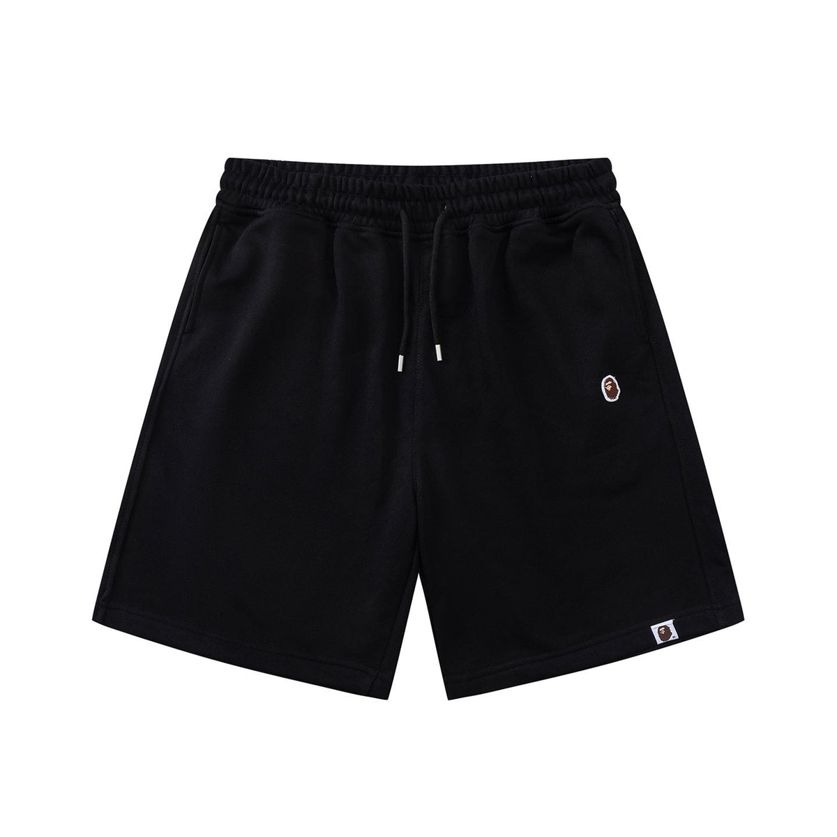 BAPE Ape-Head Logo Drawstring Shorts ¡ª front