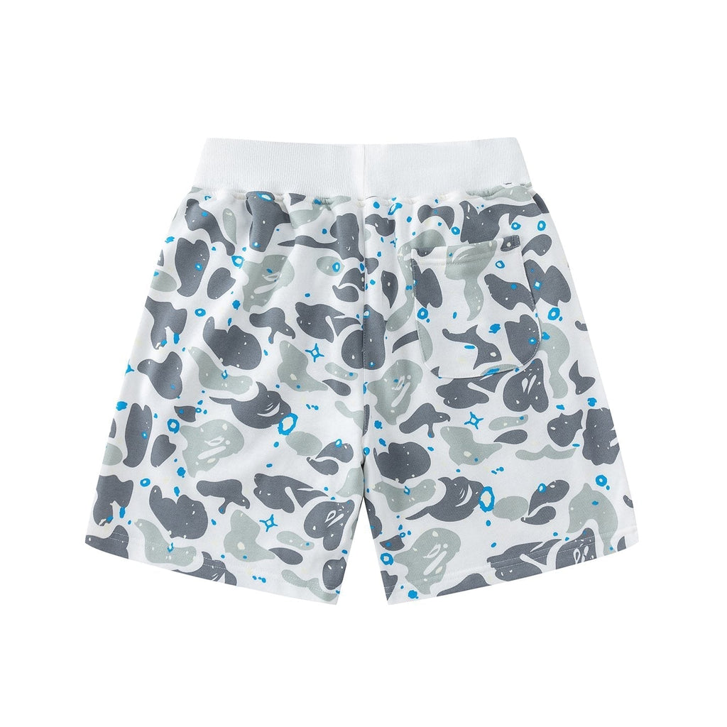 BAPE Camo Shark Graphic Shorts ¡ª back