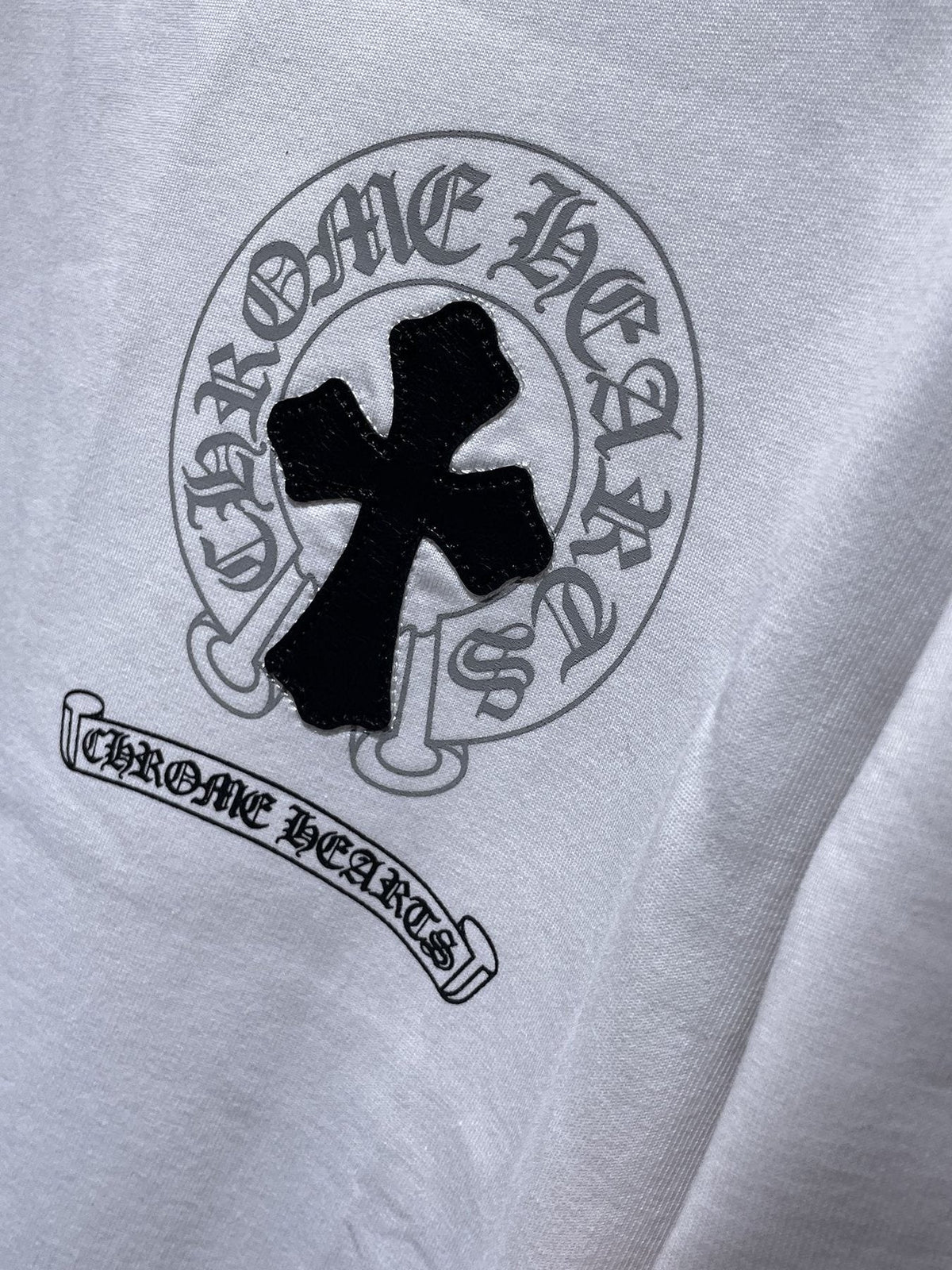 Chrome Hearts Cross Graphic Short-Sleeve T-Shirt ¡ª detail