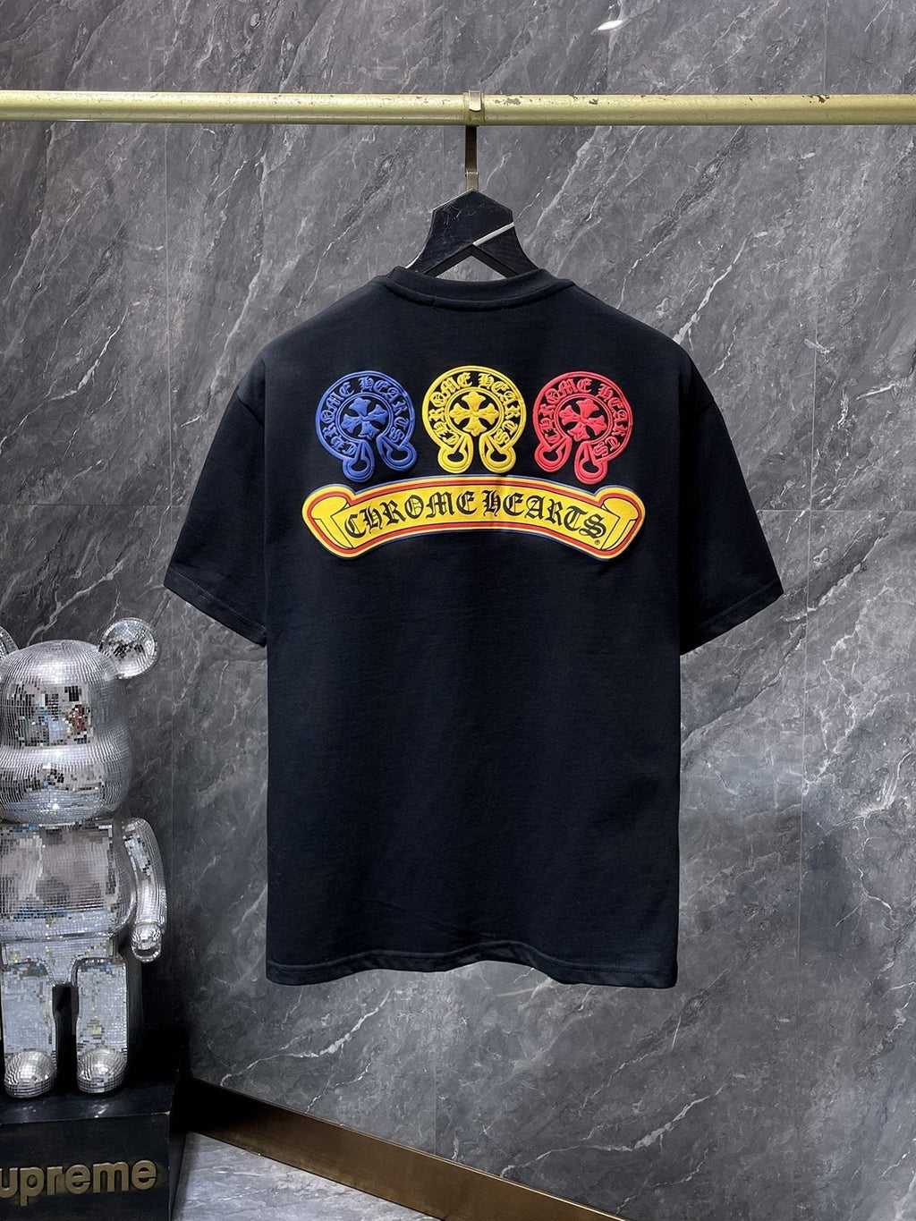 Chrome Hearts Multicolor Horseshoe Graphic T-Shirt ¡ª back