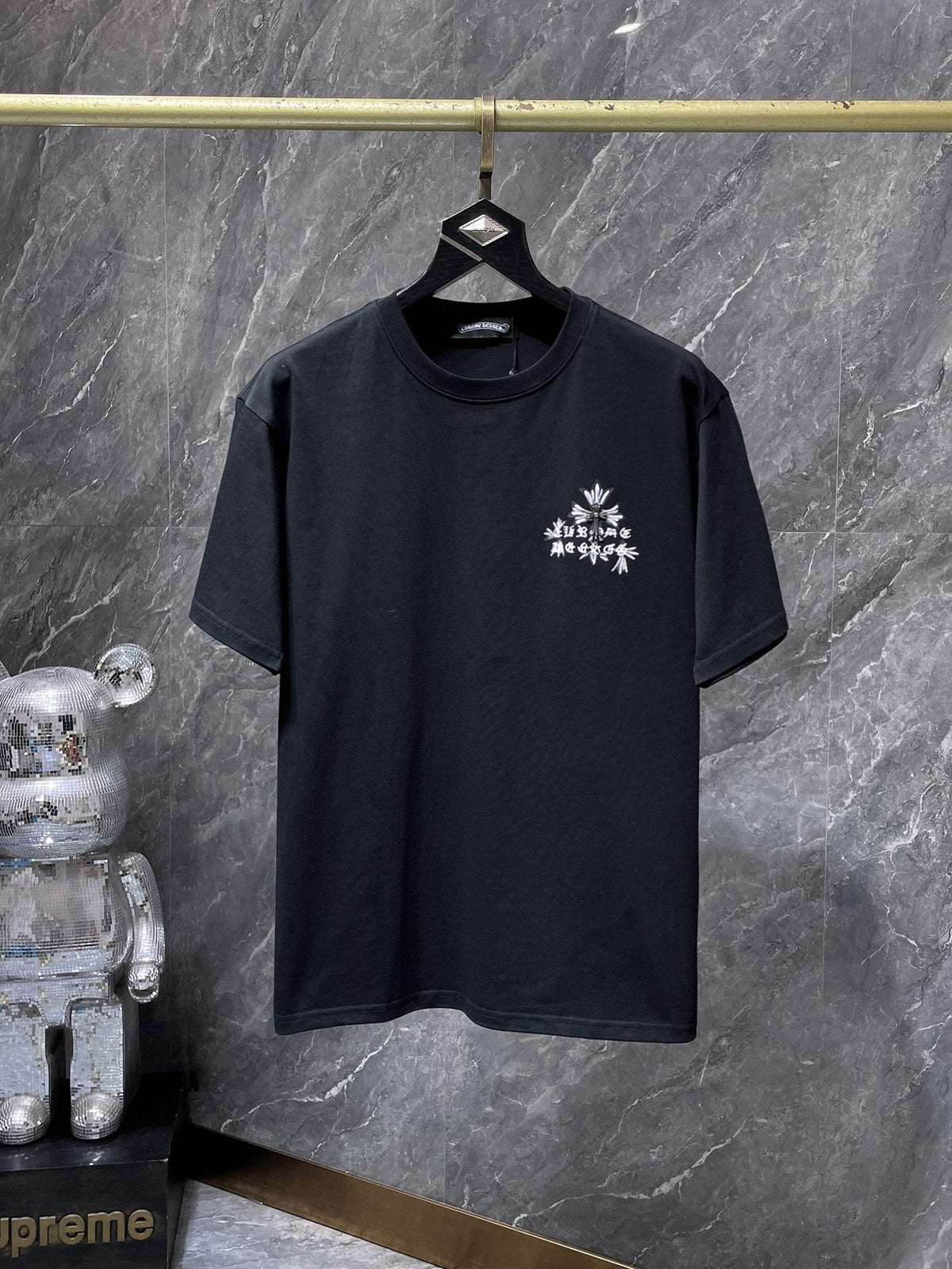 Chrome Hearts Floral Cross USA Graphic T-Shirt ¡ª hero