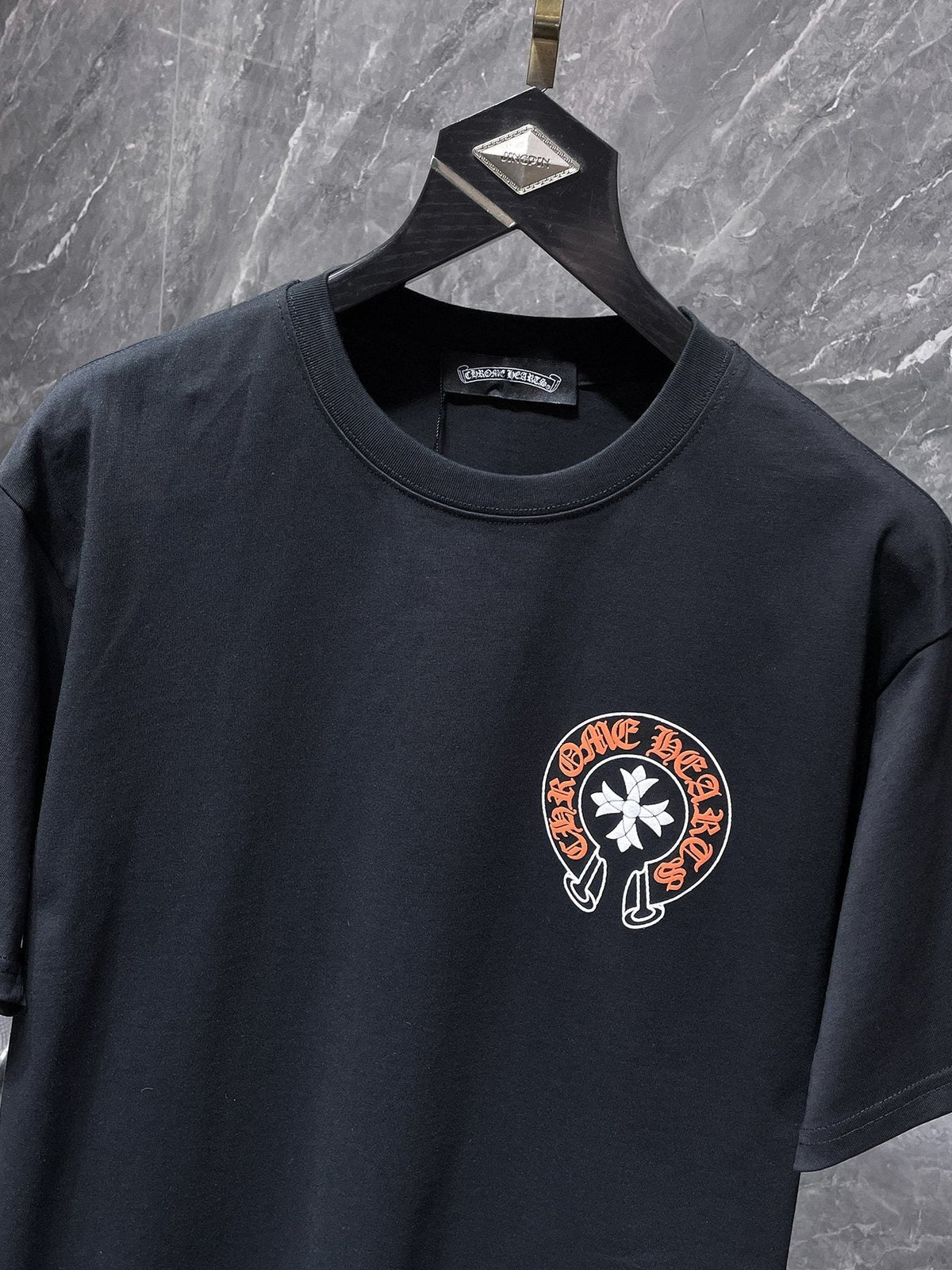 Chrome Hearts Splatter Horseshoe Graphic T-Shirt ¡ª detail