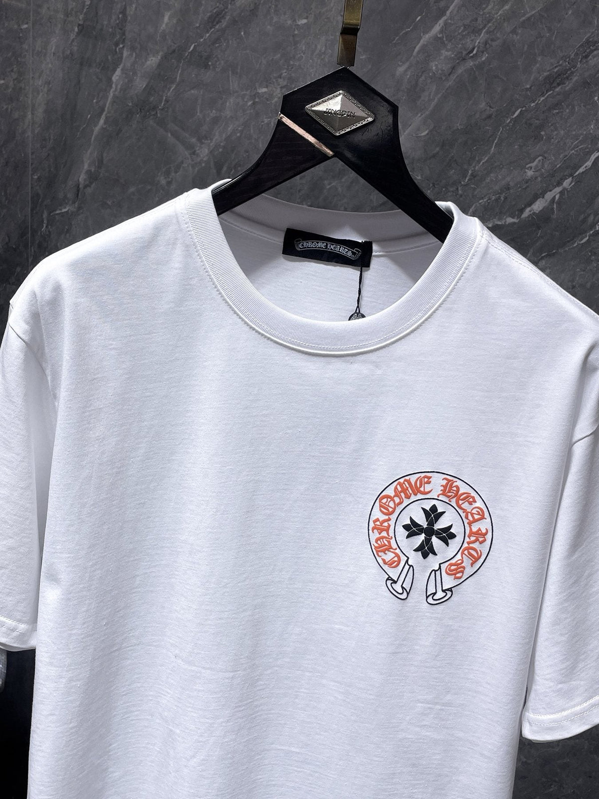 Chrome Hearts Splatter Horseshoe Graphic T-Shirt ¡ª detail