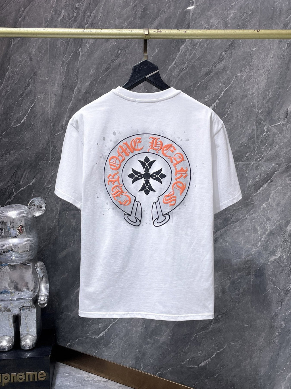 Chrome Hearts Splatter Horseshoe Graphic T-Shirt ¡ª back