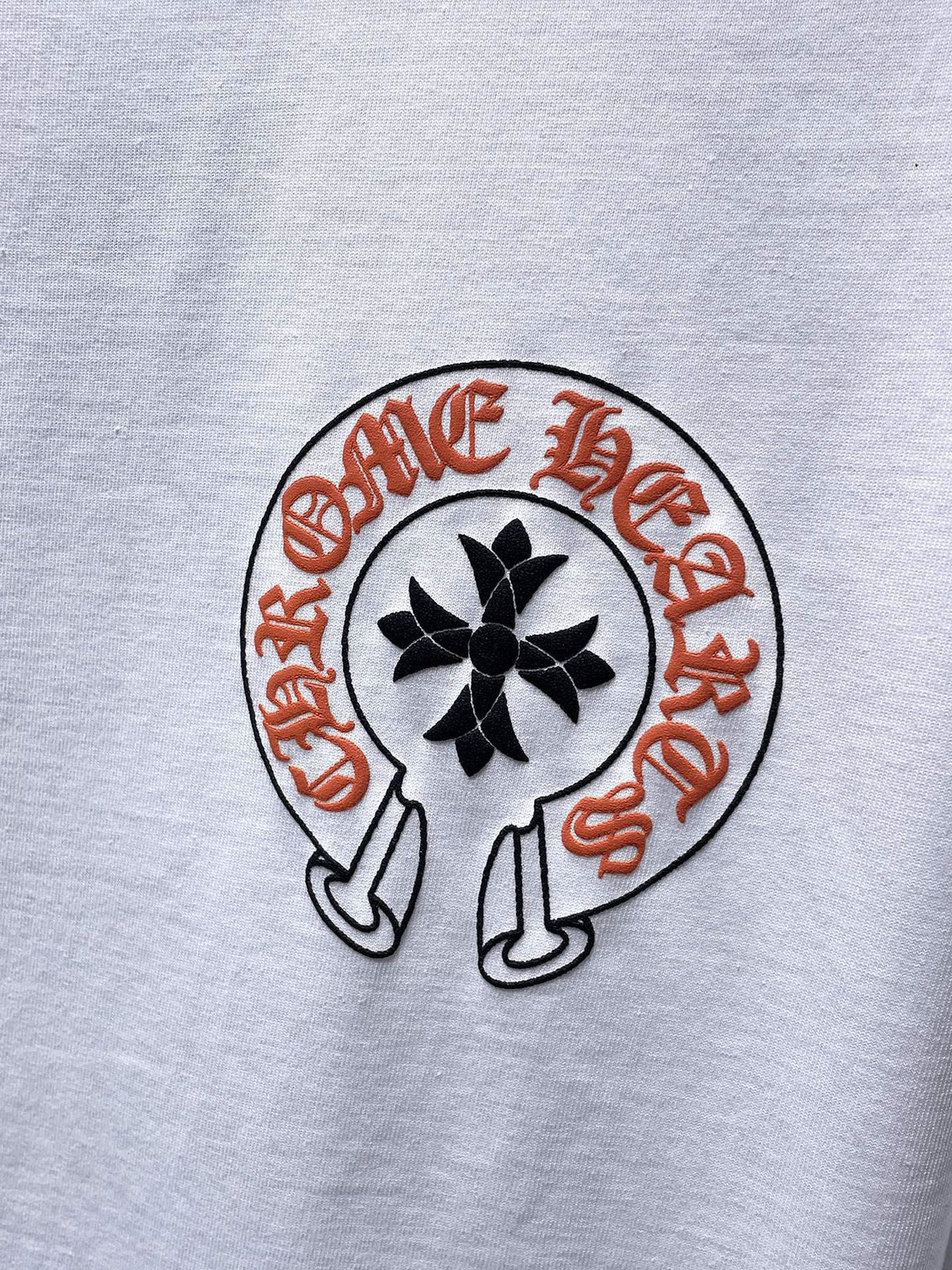 Chrome Hearts Splatter Horseshoe Graphic T-Shirt ¡ª detail
