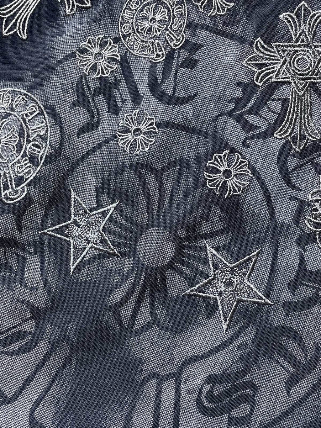 Chrome Hearts Gothic Floral Graphic T-Shirt ¡ª detail