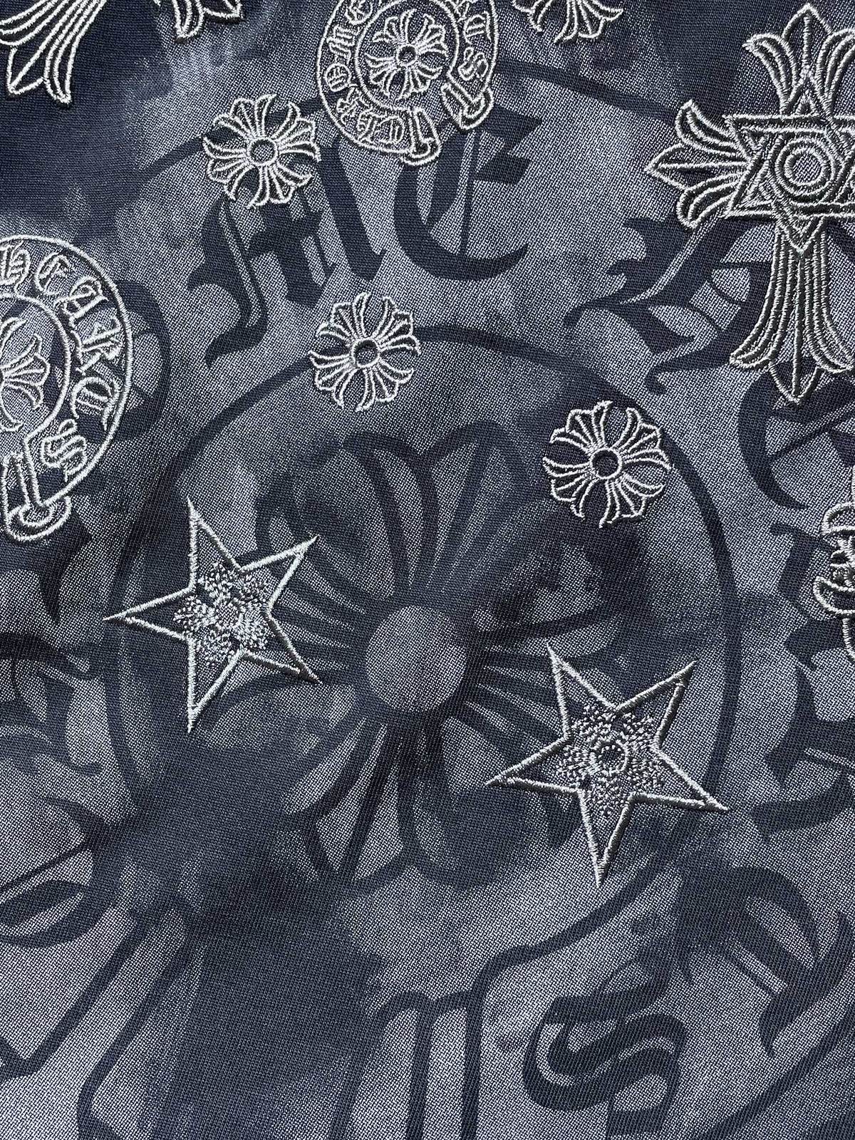 Chrome Hearts Gothic Floral Graphic T-Shirt ¡ª detail