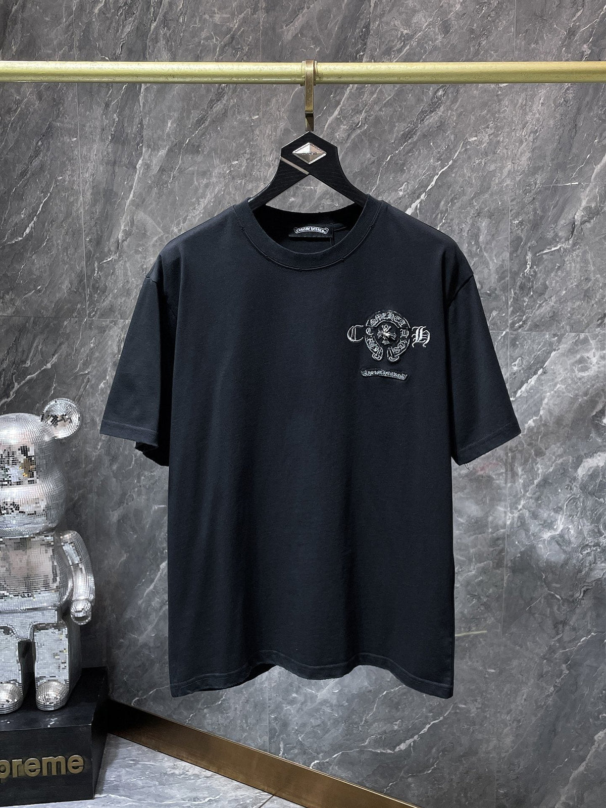 Chrome Hearts Cross & Horseshoe Embroidered Short-Sleeve T-Shirt ¡ª hero