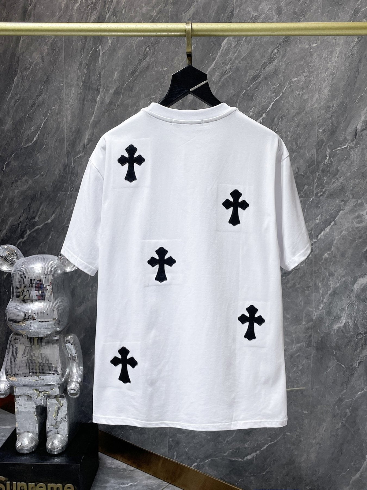 Chrome Hearts Cross Applique Short-Sleeve T-Shirt ¡ª back