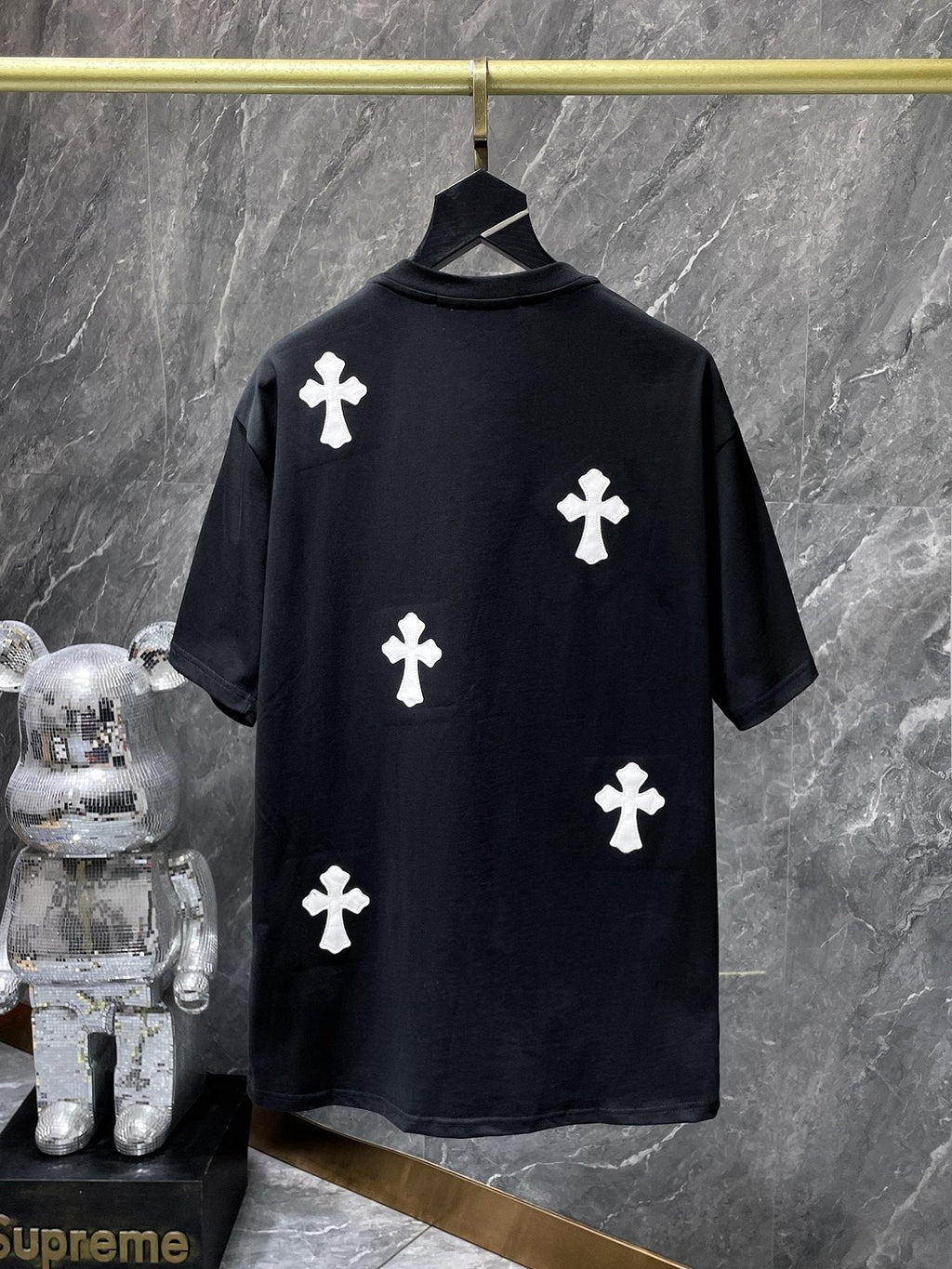 Chrome Hearts Cross Applique Short-Sleeve T-Shirt ¡ª back