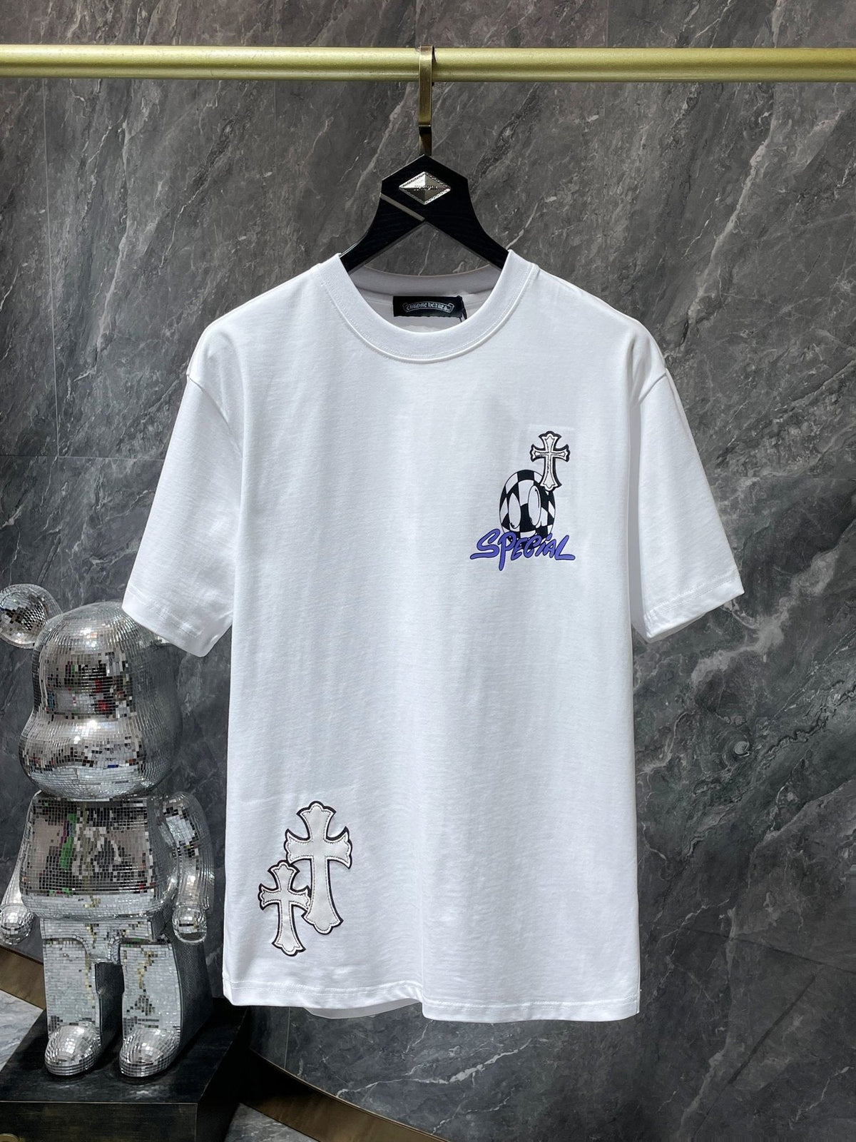 Chrome Hearts Cross & Barbed-Wire Graphic T-Shirt ¡ª hero