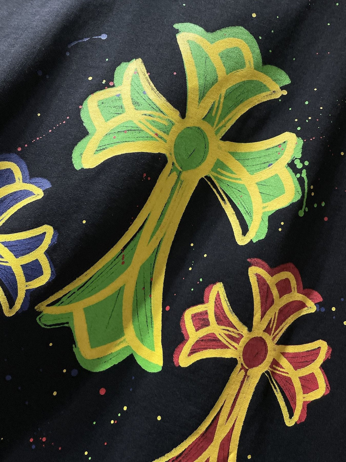Chrome Hearts Cross Graffiti Graphic T-Shirt ¡ª detail
