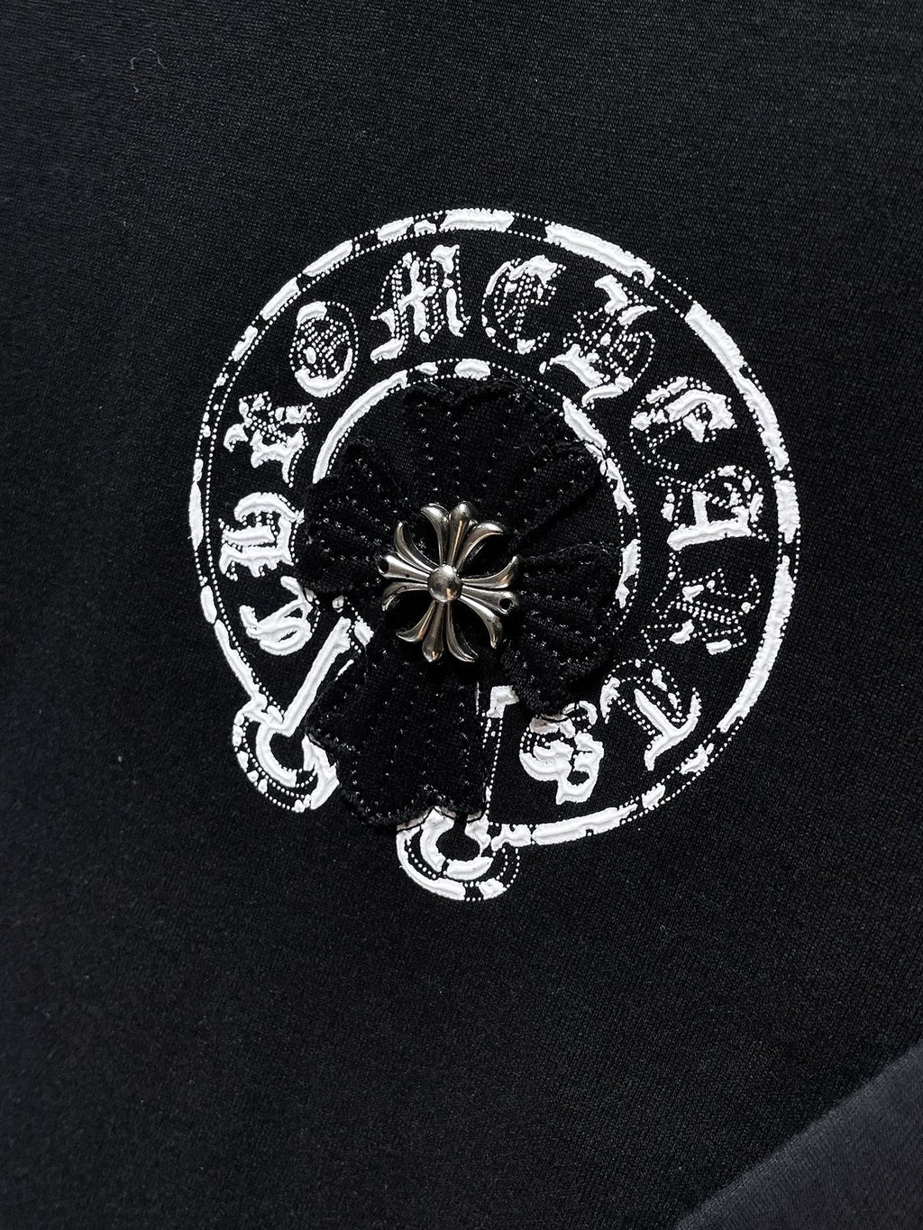 Chrome Hearts Cross Scroll Graphic Short-Sleeve T-Shirt ¡ª detail