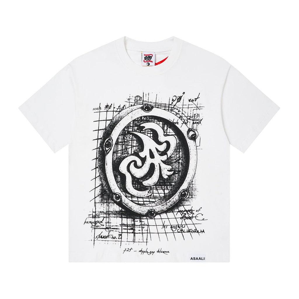 ASAALL Circular Technical Graphic T-Shirt ¡ª hero