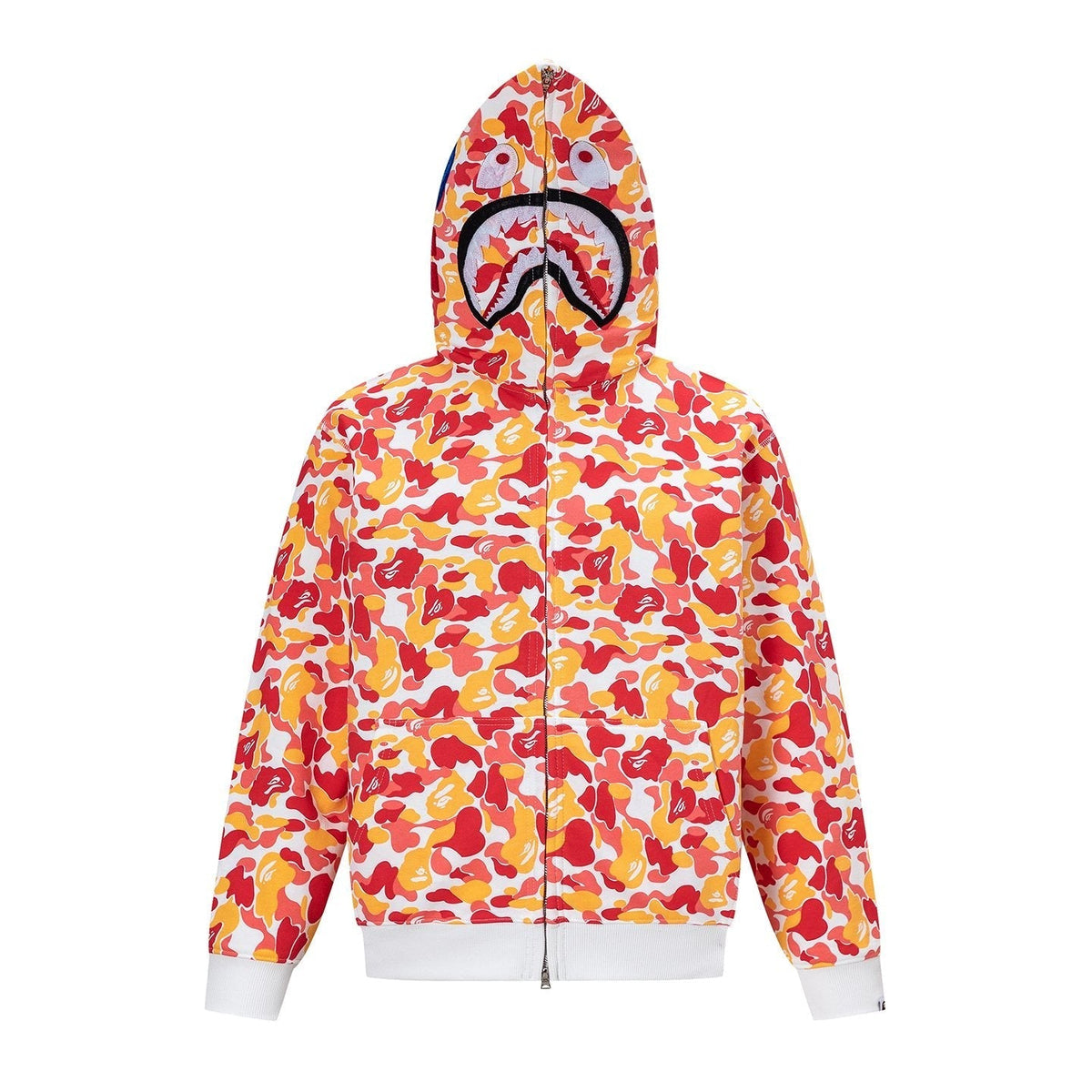 BAPE Shark Camo Full-Zip Hoodie ¡ª front