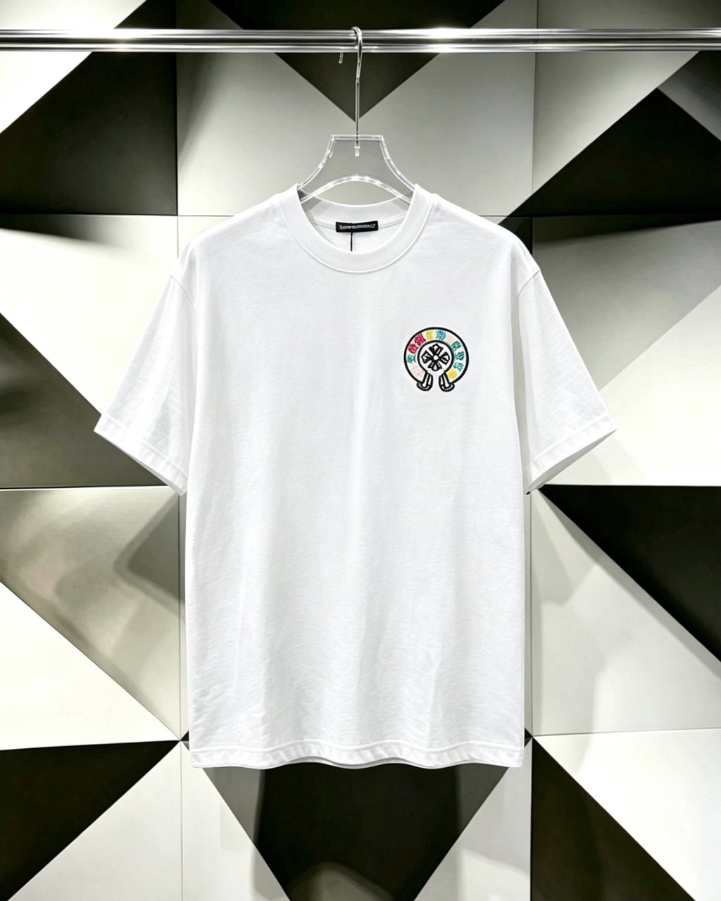 Chrome Hearts Horseshoe Cross Embroidered T-Shirt ¡ª hero