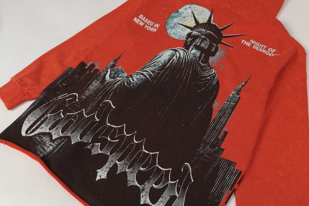 Godspeed Statue of Liberty Graphic Hoodie ¡ª detail