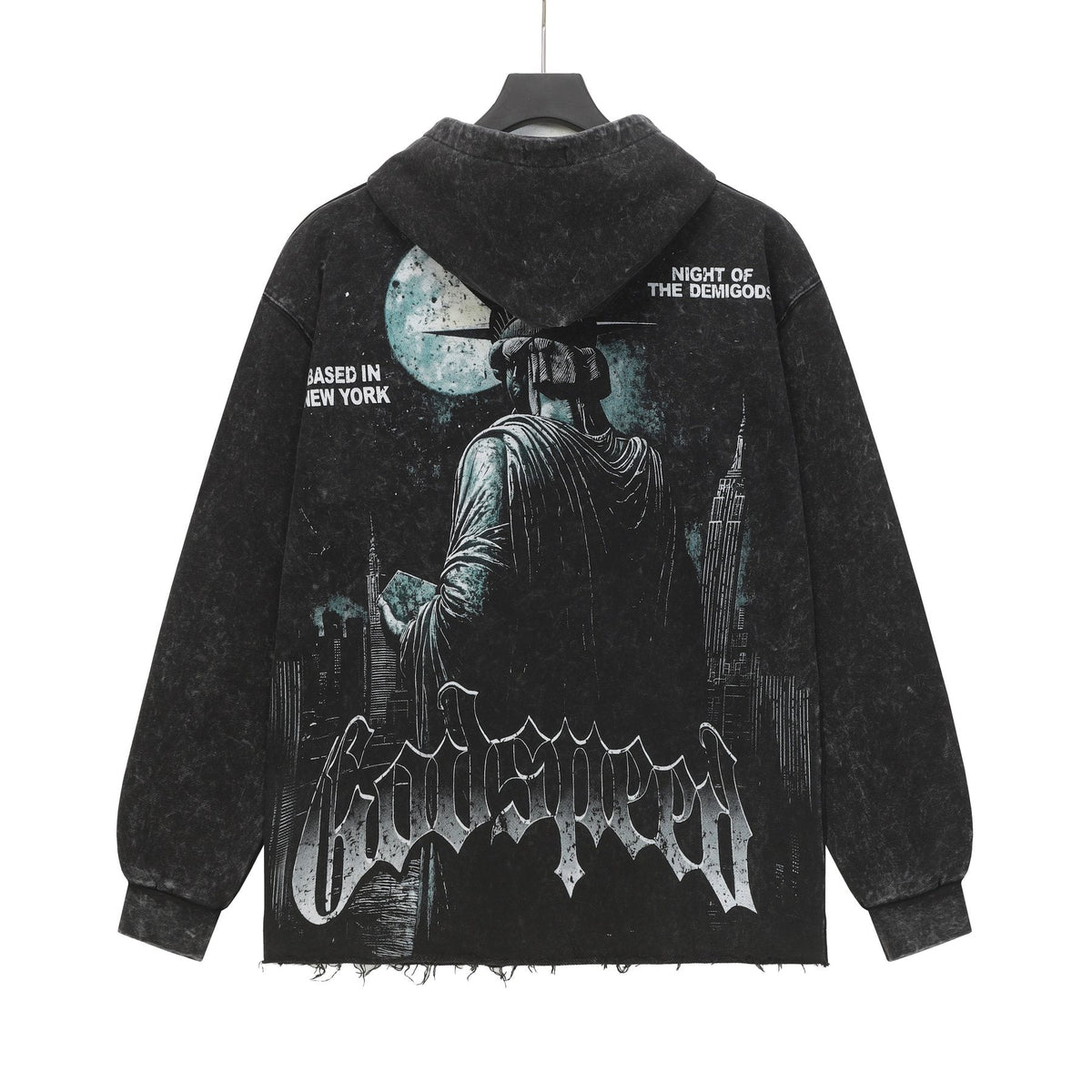 Godspeed Statue of Liberty Graphic Hoodie ¡ª back