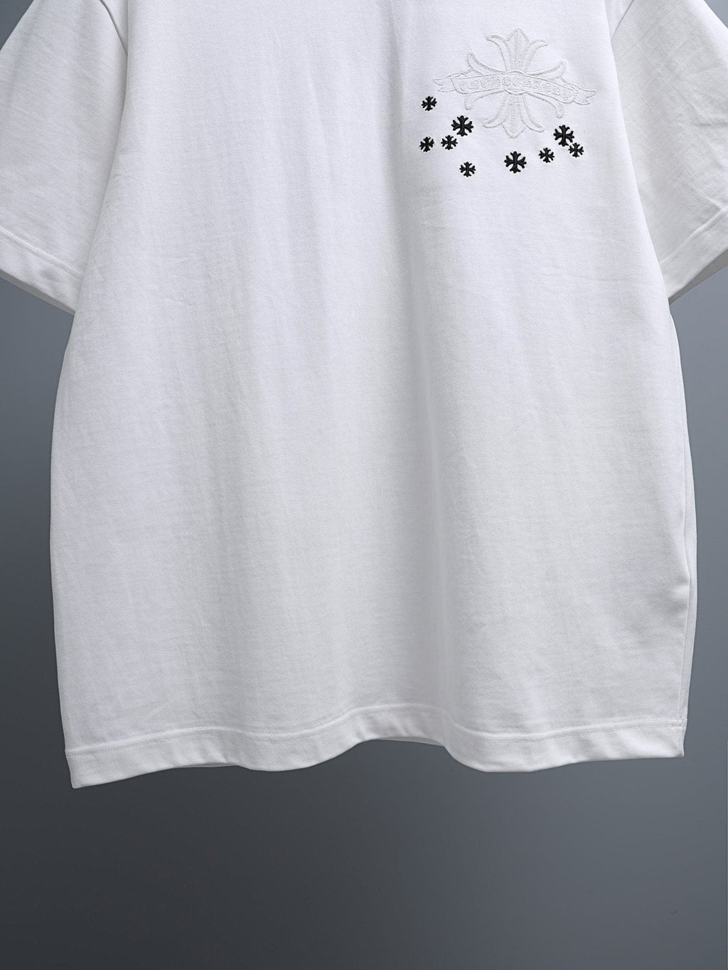 Chrome Hearts Cross and Star Graphic T-Shirt ¡ª front