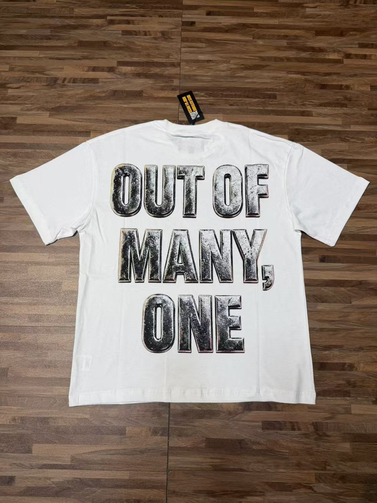 Godspeed Out of Many One Skull Graphic T-Shirt ¡ª back