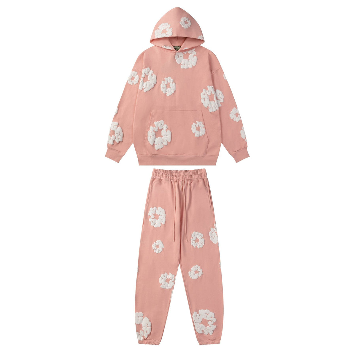 DENIM TEARS Floral Graphic Hoodie & Sweatpants Set ¡ª front