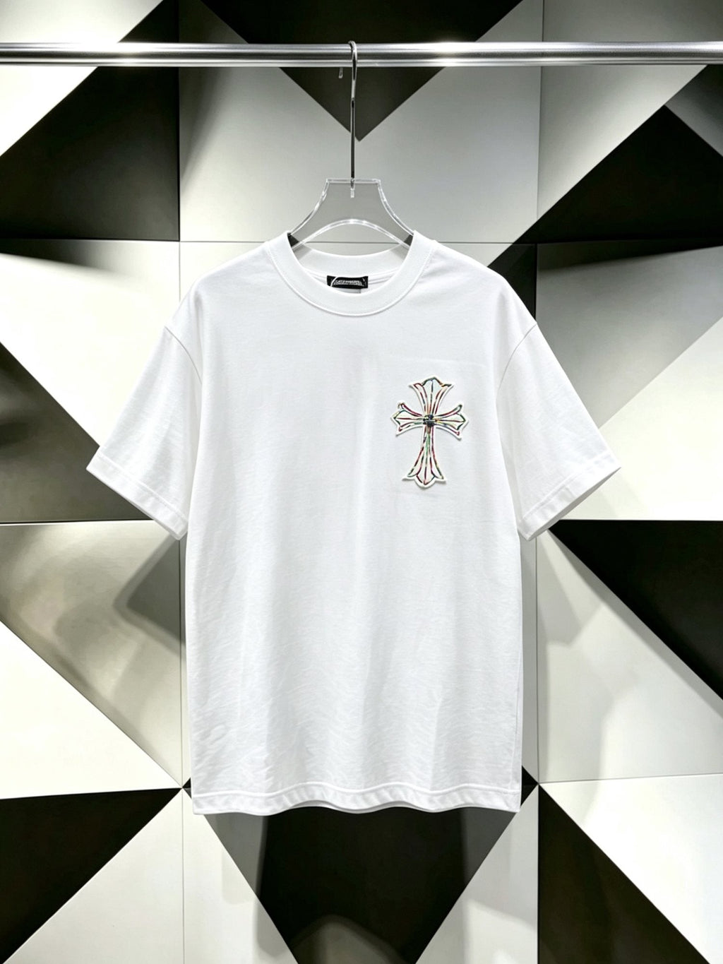 Chrome Hearts Ornate Cross Graphic T-Shirt ¡ª hero
