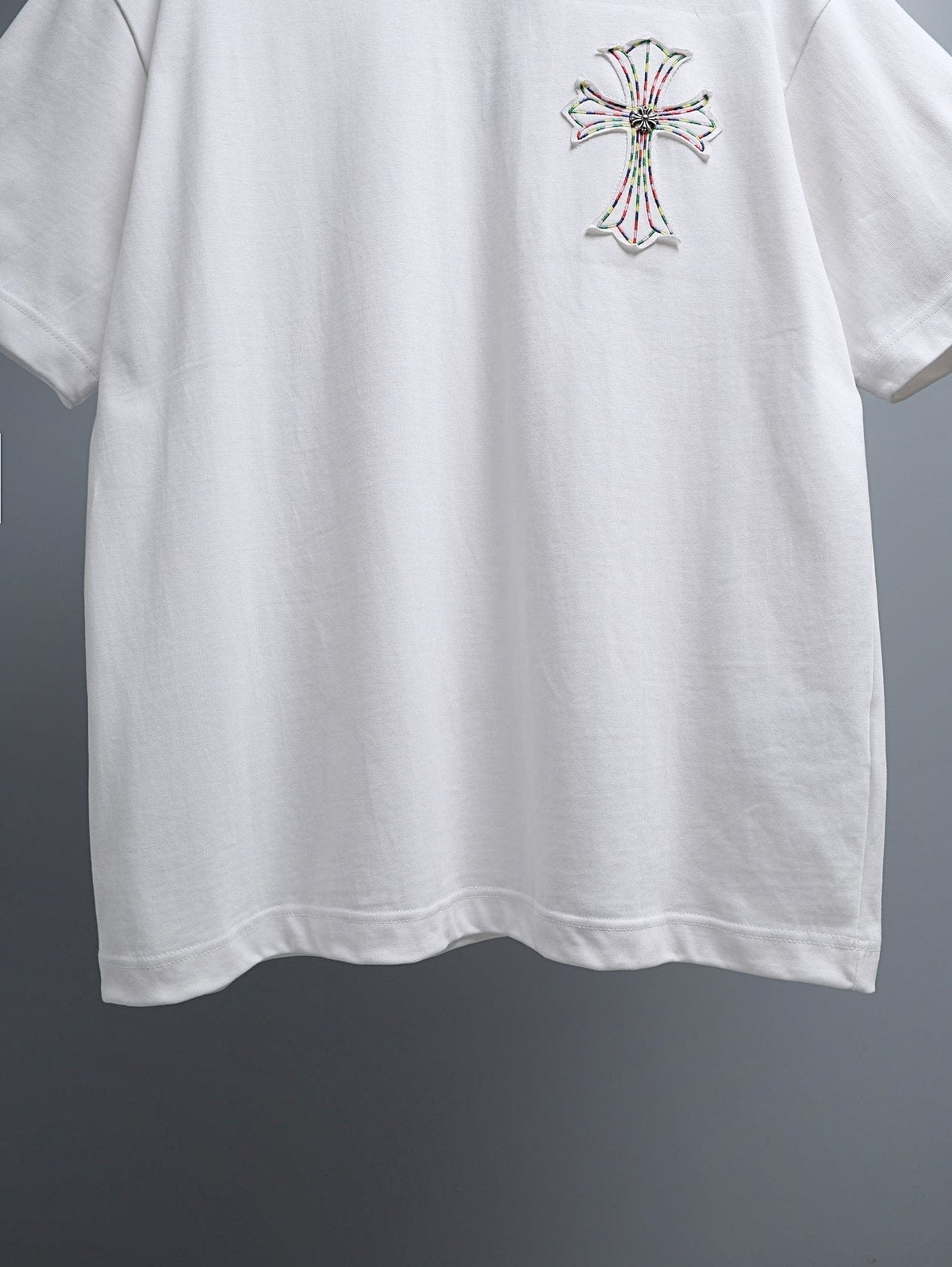 Chrome Hearts Ornate Cross Graphic T-Shirt ¡ª front