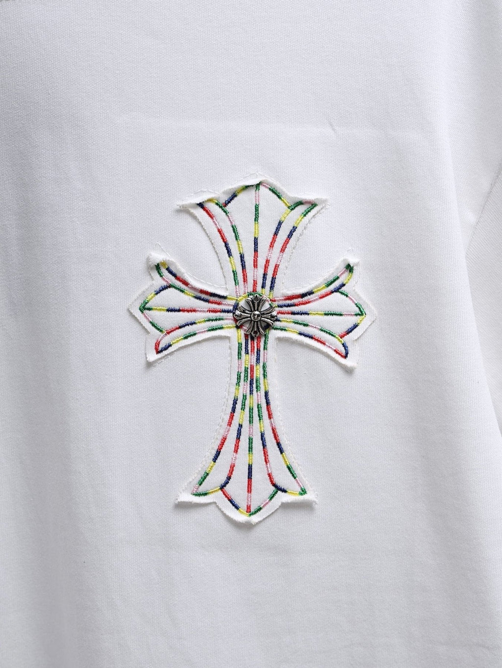 Chrome Hearts Ornate Cross Graphic T-Shirt ¡ª detail