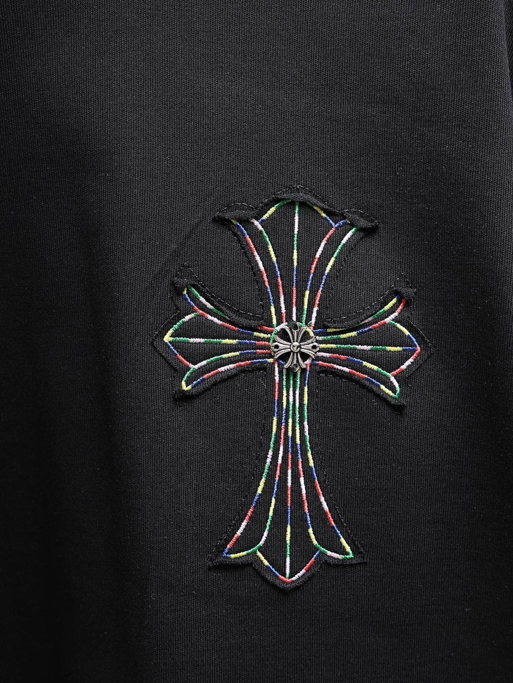 Chrome Hearts Ornate Cross Graphic T-Shirt ¡ª detail