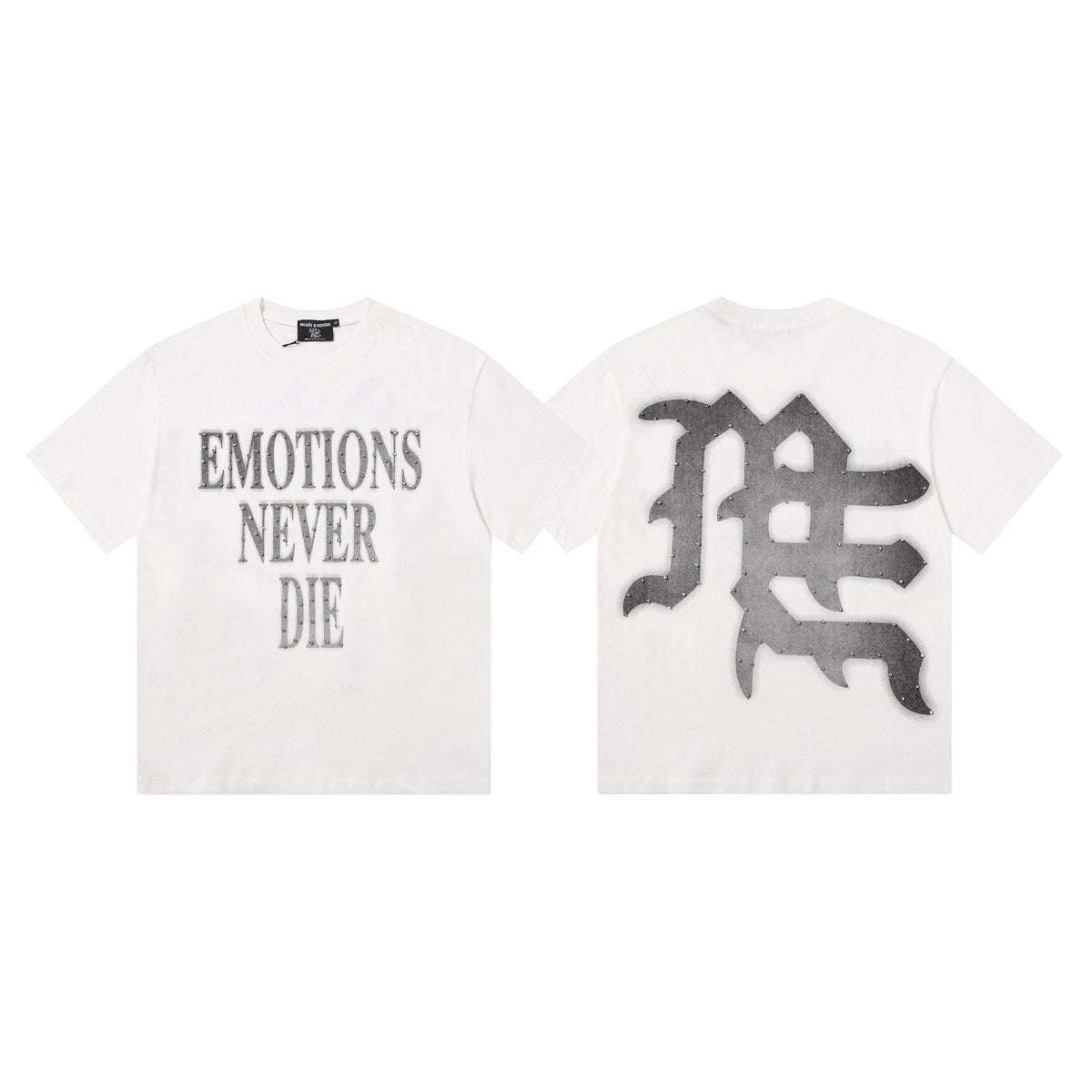 MIXED EMOTION Never Die Monogram Graphic T-Shirt ¡ª hero