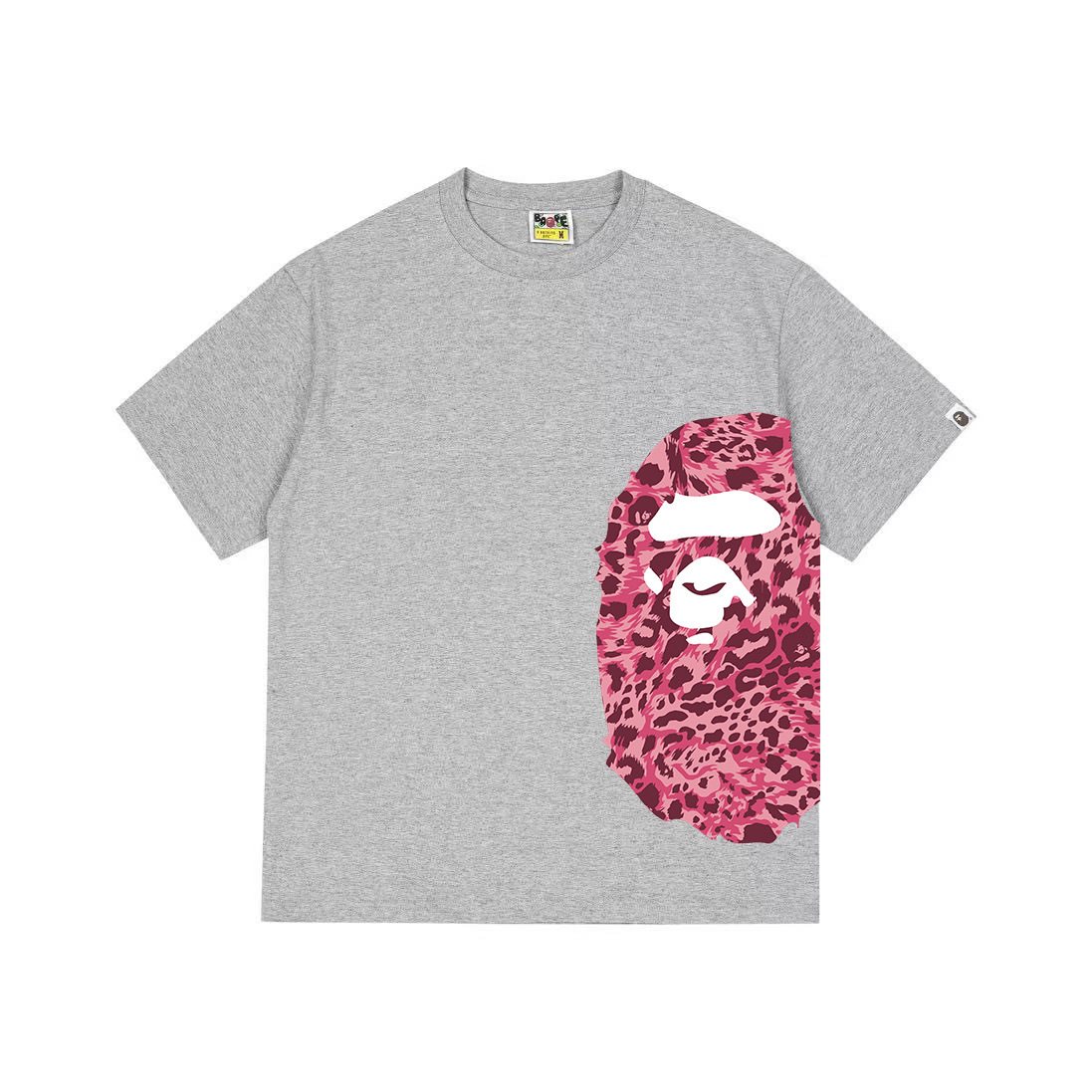 BAPE Pink Camo Ape Head Graphic T-Shirt ¡ª front