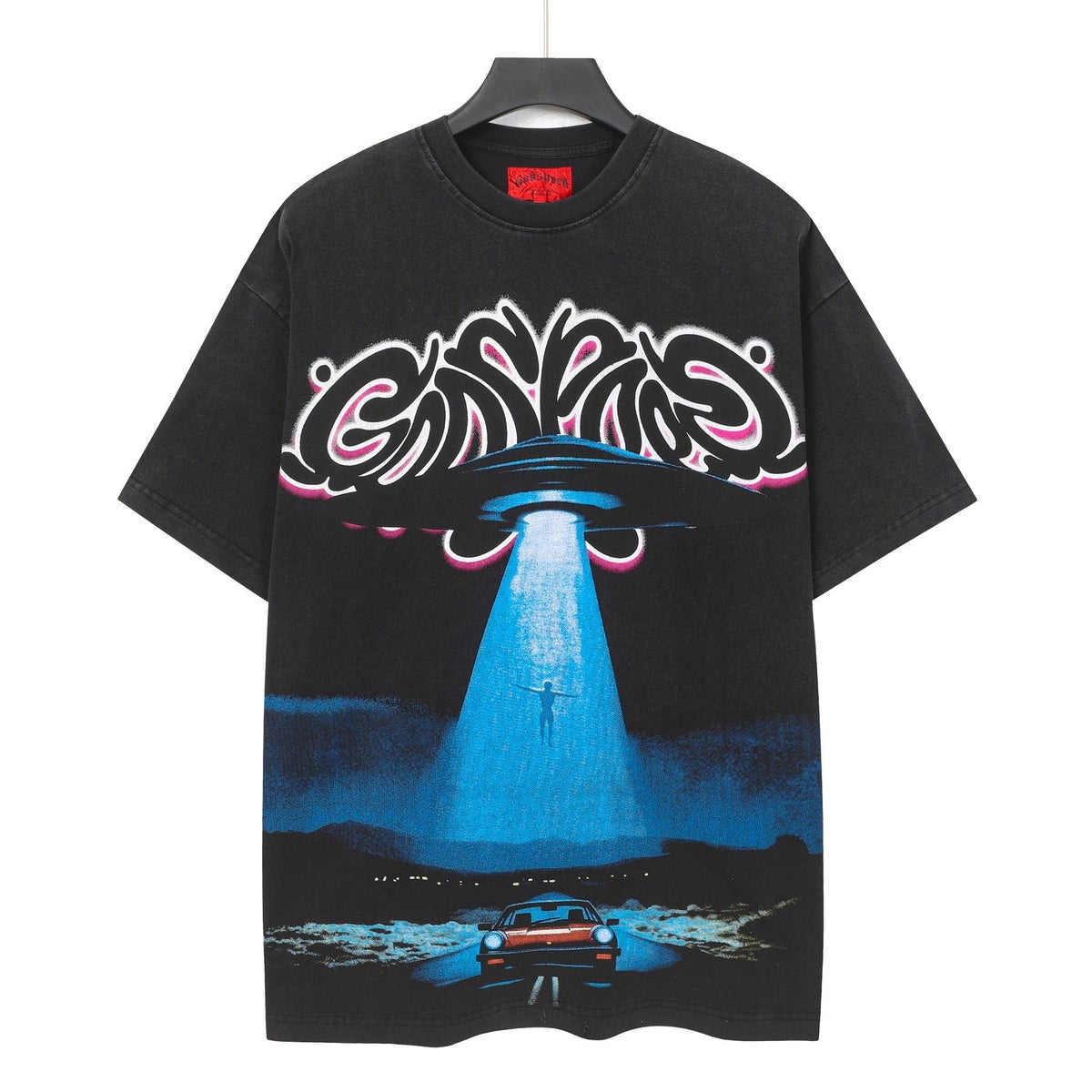 Godspeed UFO Car Graphic Short-Sleeve T-Shirt ¡ª front