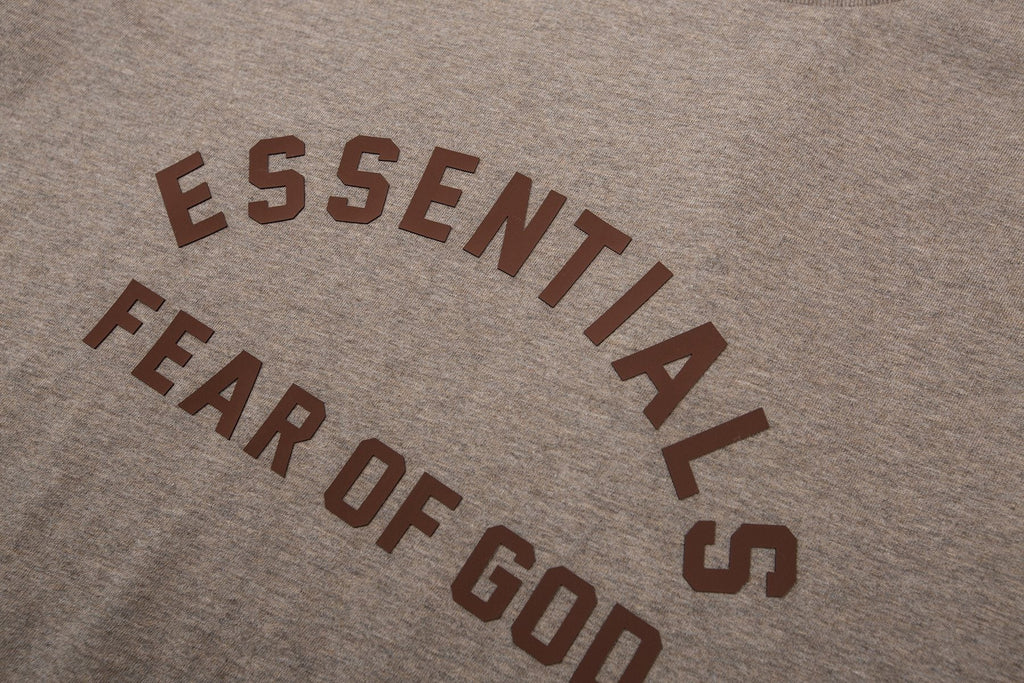 Fear of God Essentials Arched Logo Short-Sleeve T-Shirt ¡ª detail