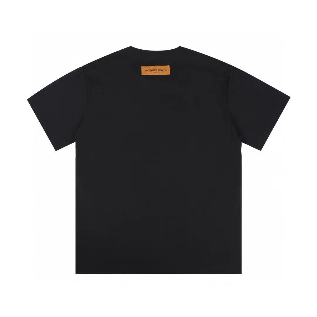 Supreme LV-Style Graffiti Graphic T-Shirt ¡ª back