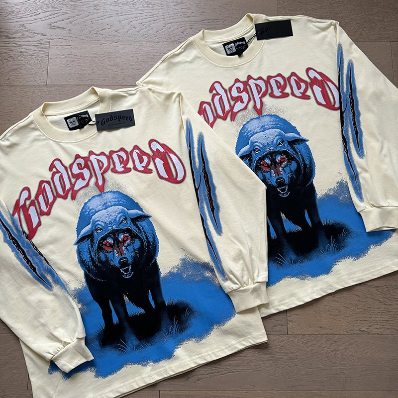 Godspeed Bear Graphic Long-Sleeve T-Shirt ¡ª context